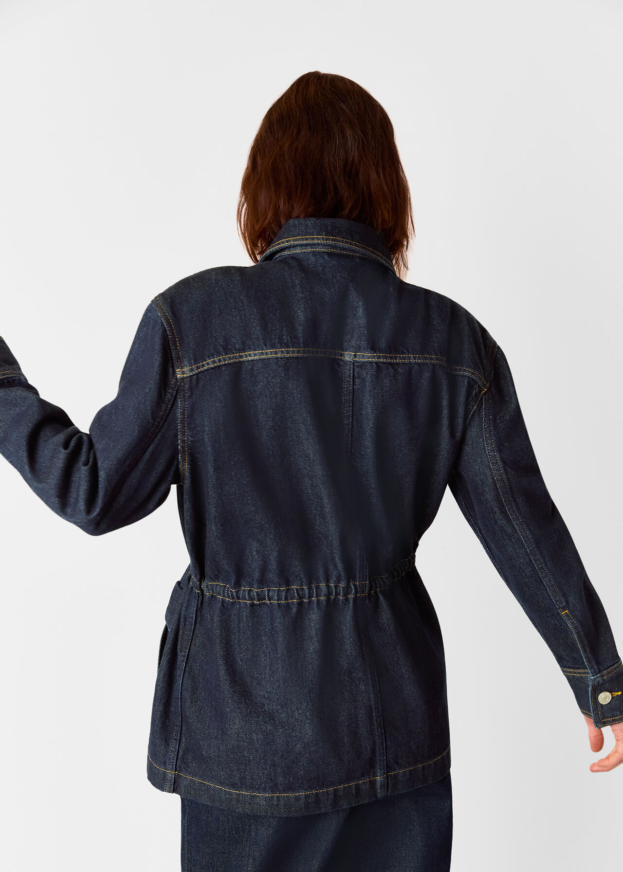 Drawstring Waist Jacket
