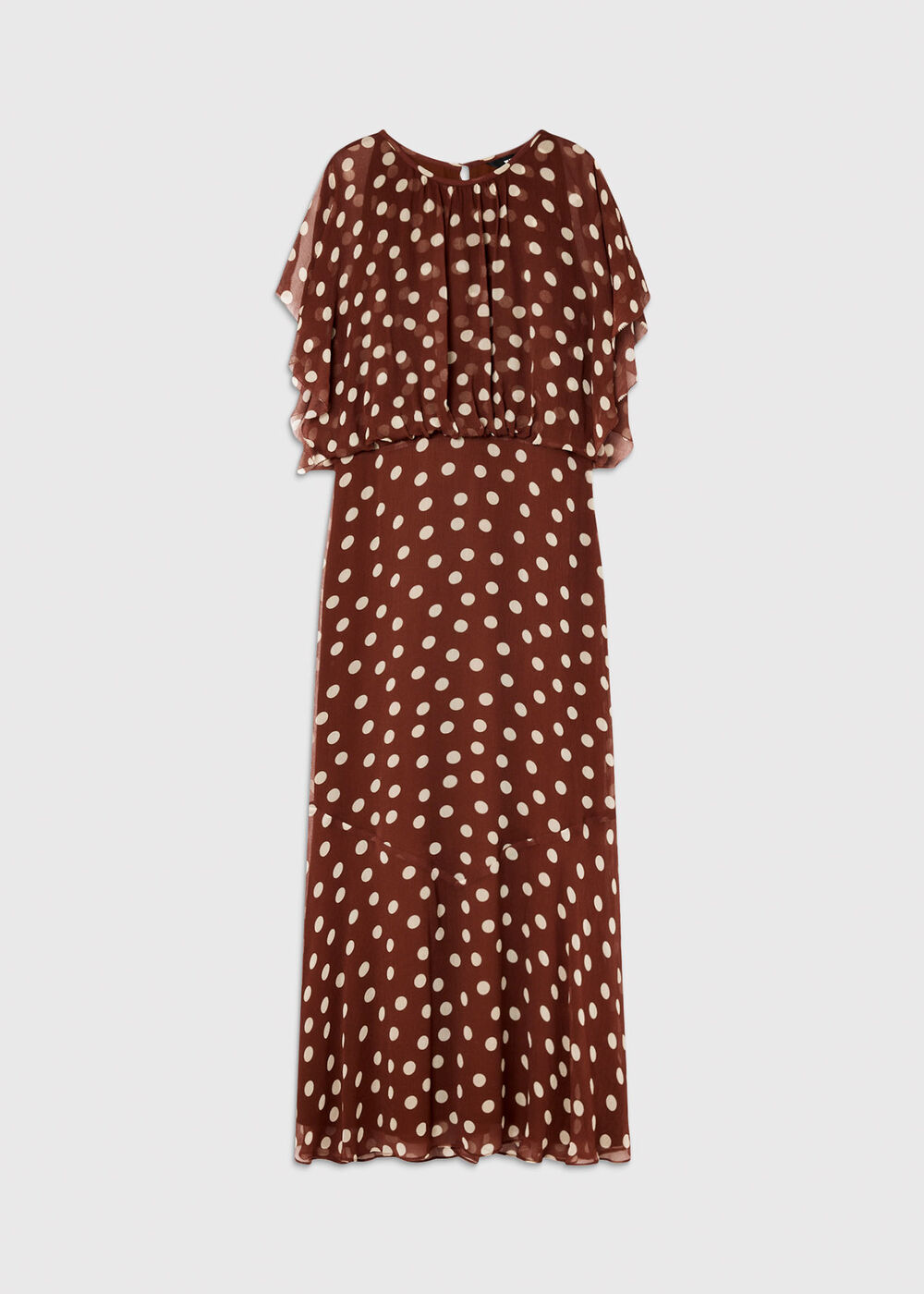 Polka Dot Print Midi Dress