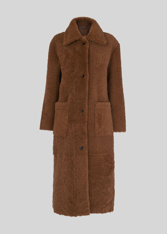 Erika Shearling Teddy Coat
