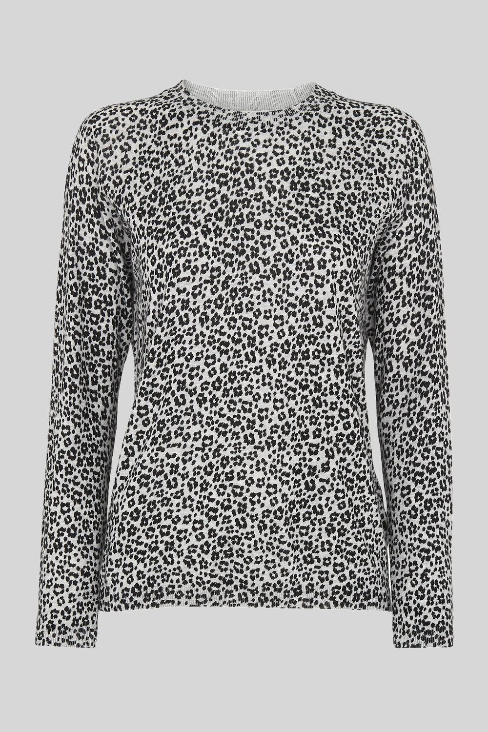 Ikat Animal Print Knit Black/Multi