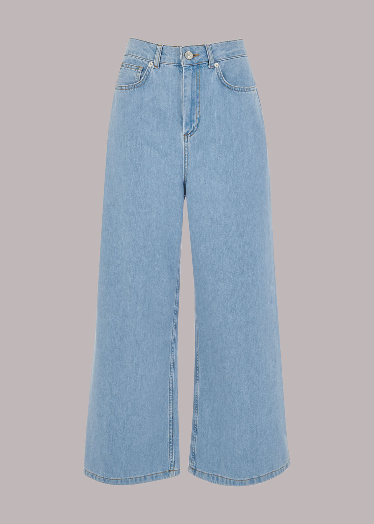 Wide Leg Cropped Jean