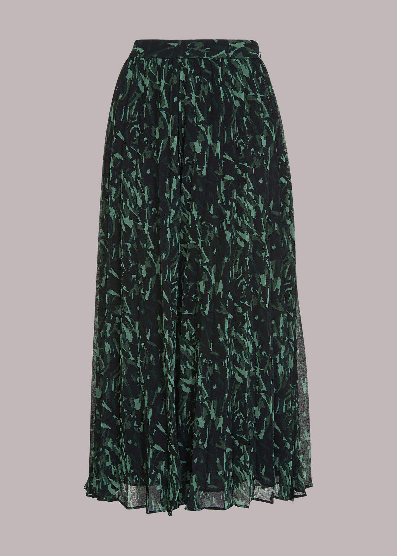 Abstract Brushstroke Skirt