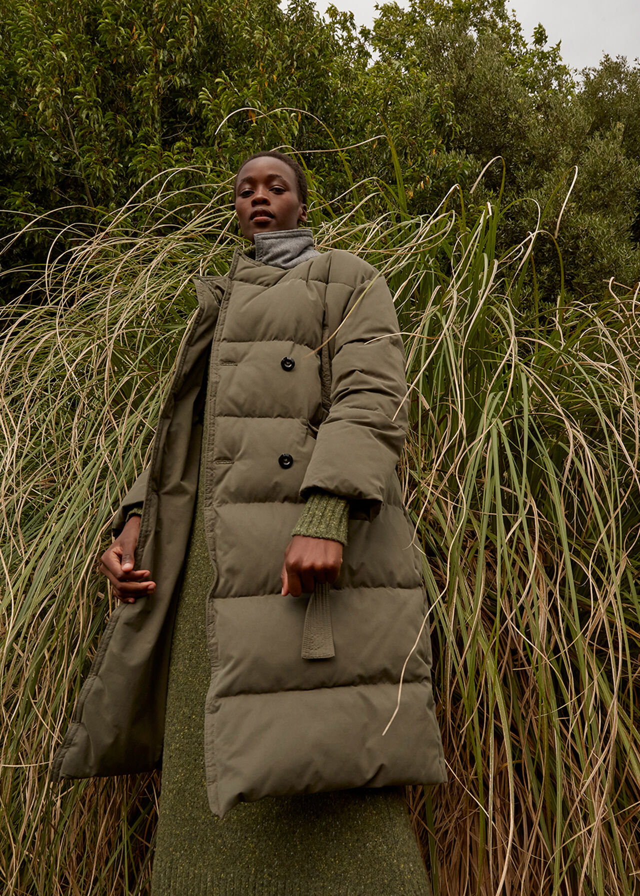 Trench Puffer Coat