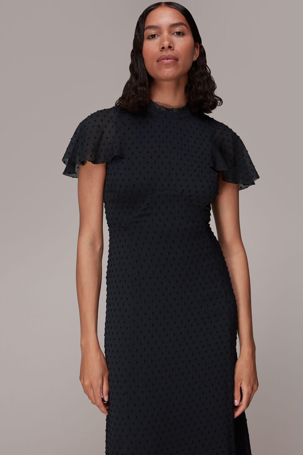 Elouise Textured Dobby Dress