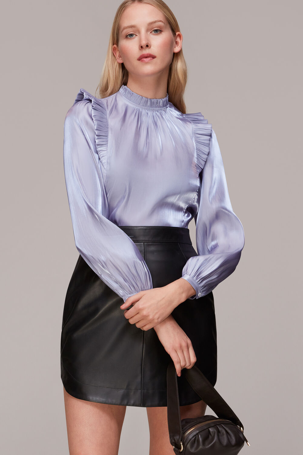 Diana Iridescent Frill Top