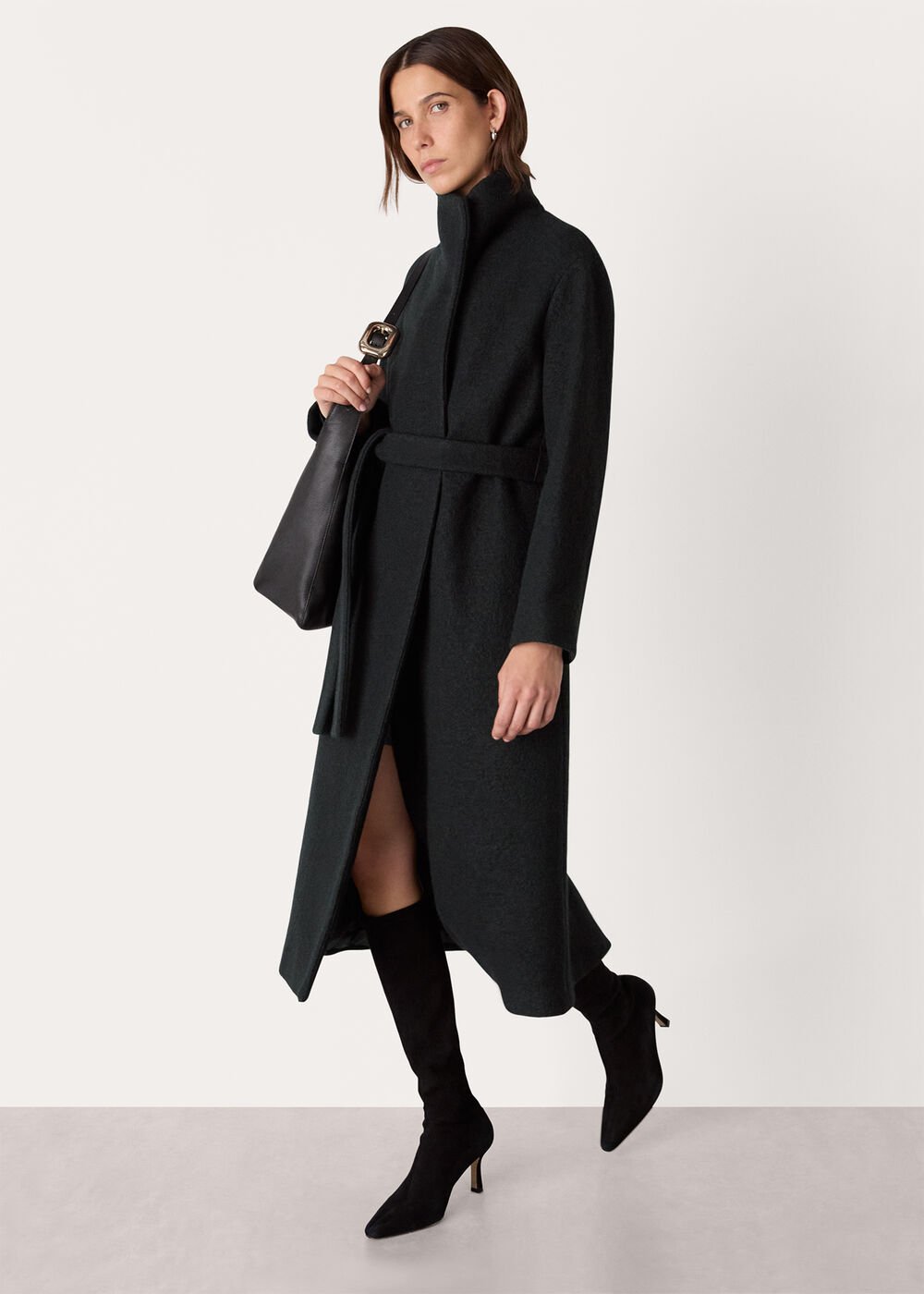 Morgan Funnel Neck Coat