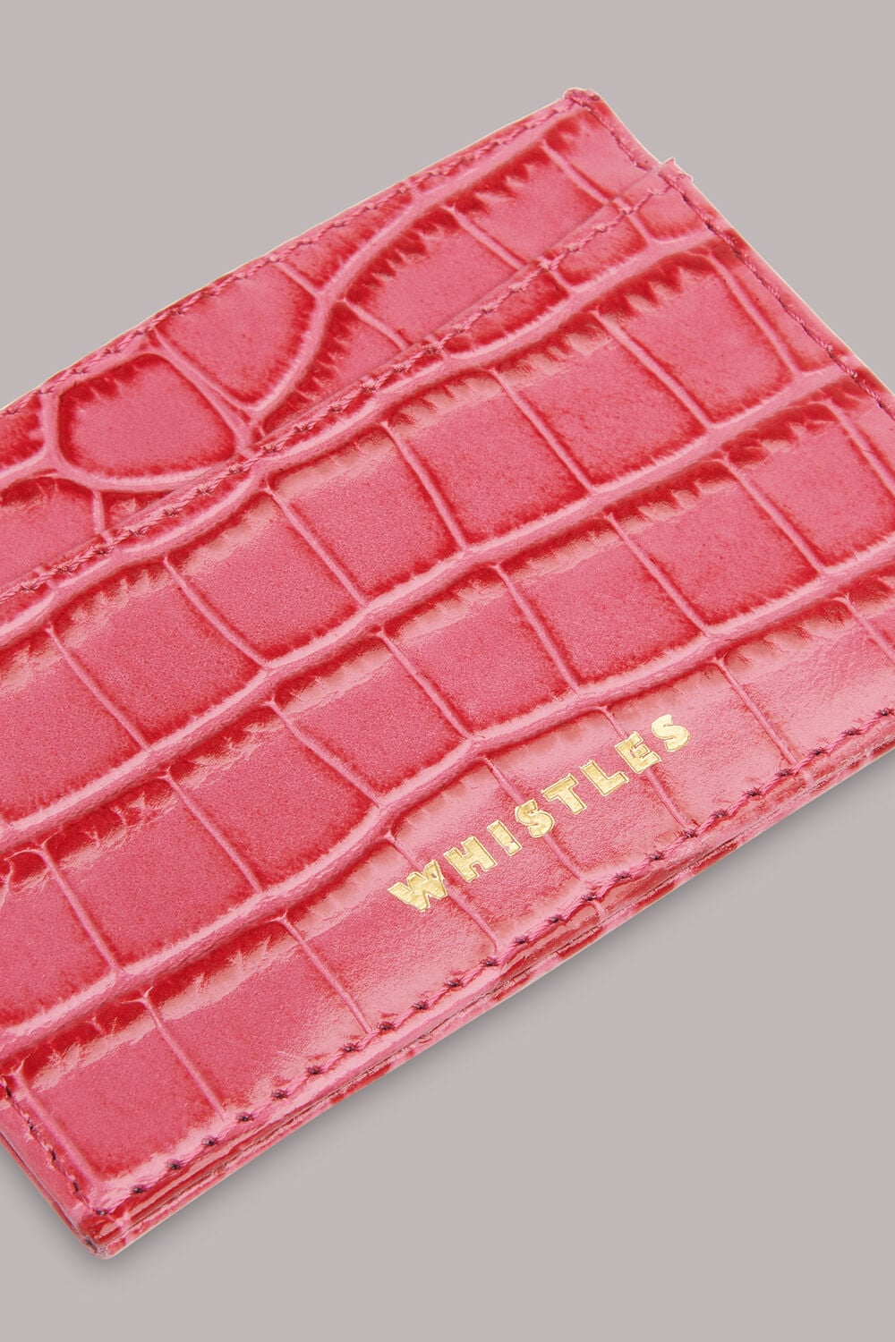 Shiny Croc Card Holder