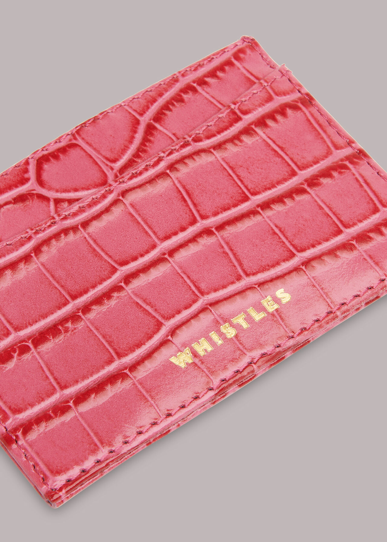 Shiny Croc Card Holder