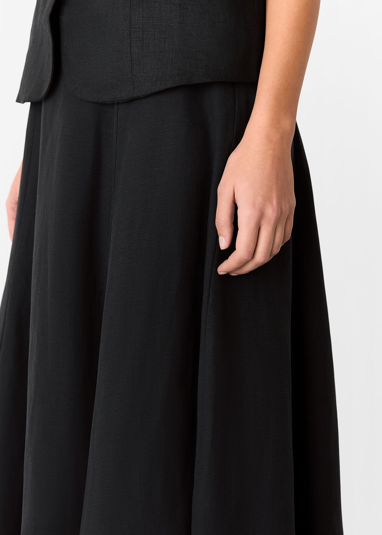 Helena Linen Blend Skirt