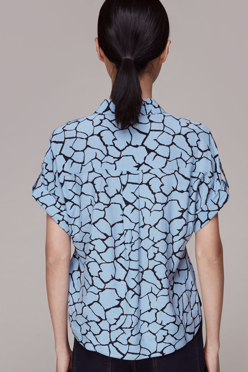 Giraffe Print Pocket Shirt