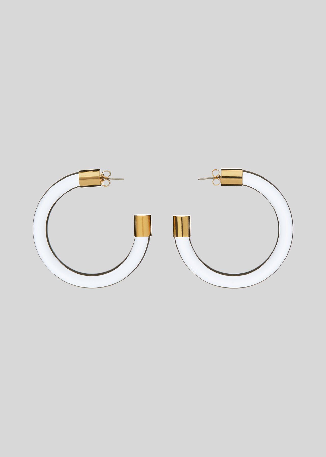 Clear Resin Hoops Clear