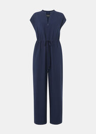 Sleeveless Drawstring Jumpsuit
