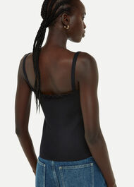 Frill Trim Vest