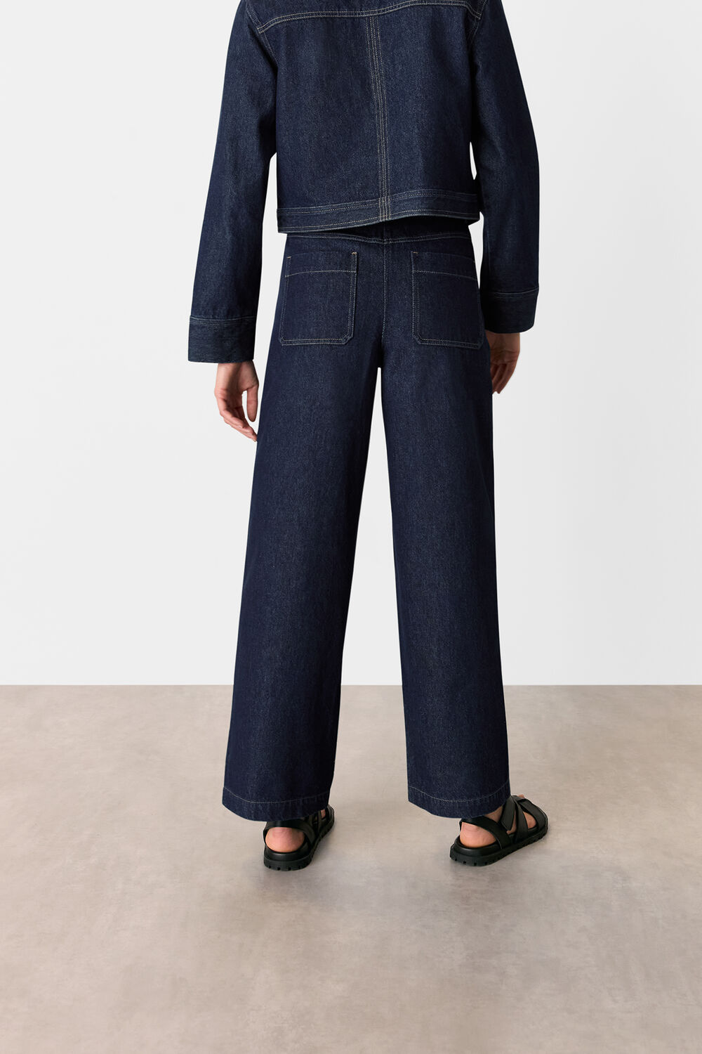 Sandy Western Denim Trouser