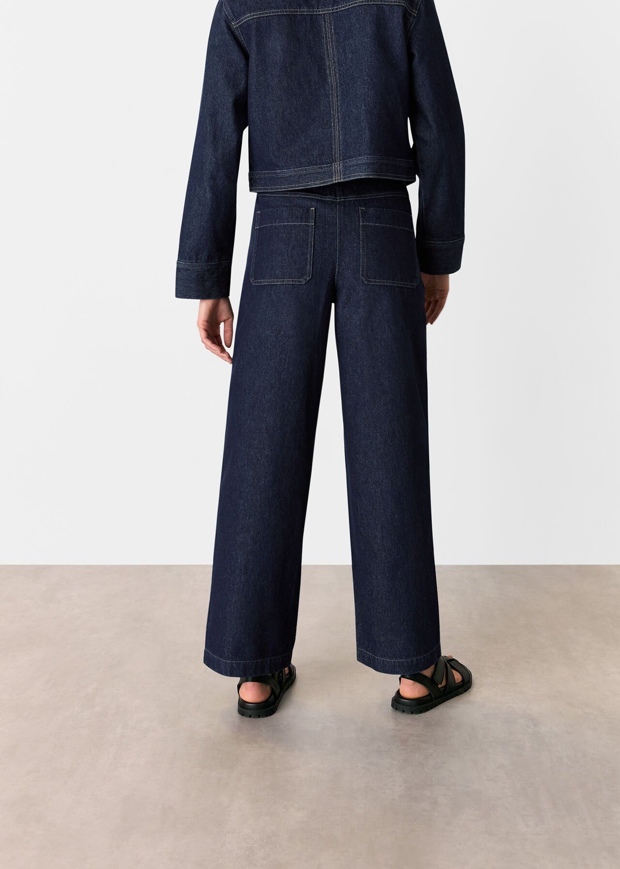 Sandy Western Denim Trouser