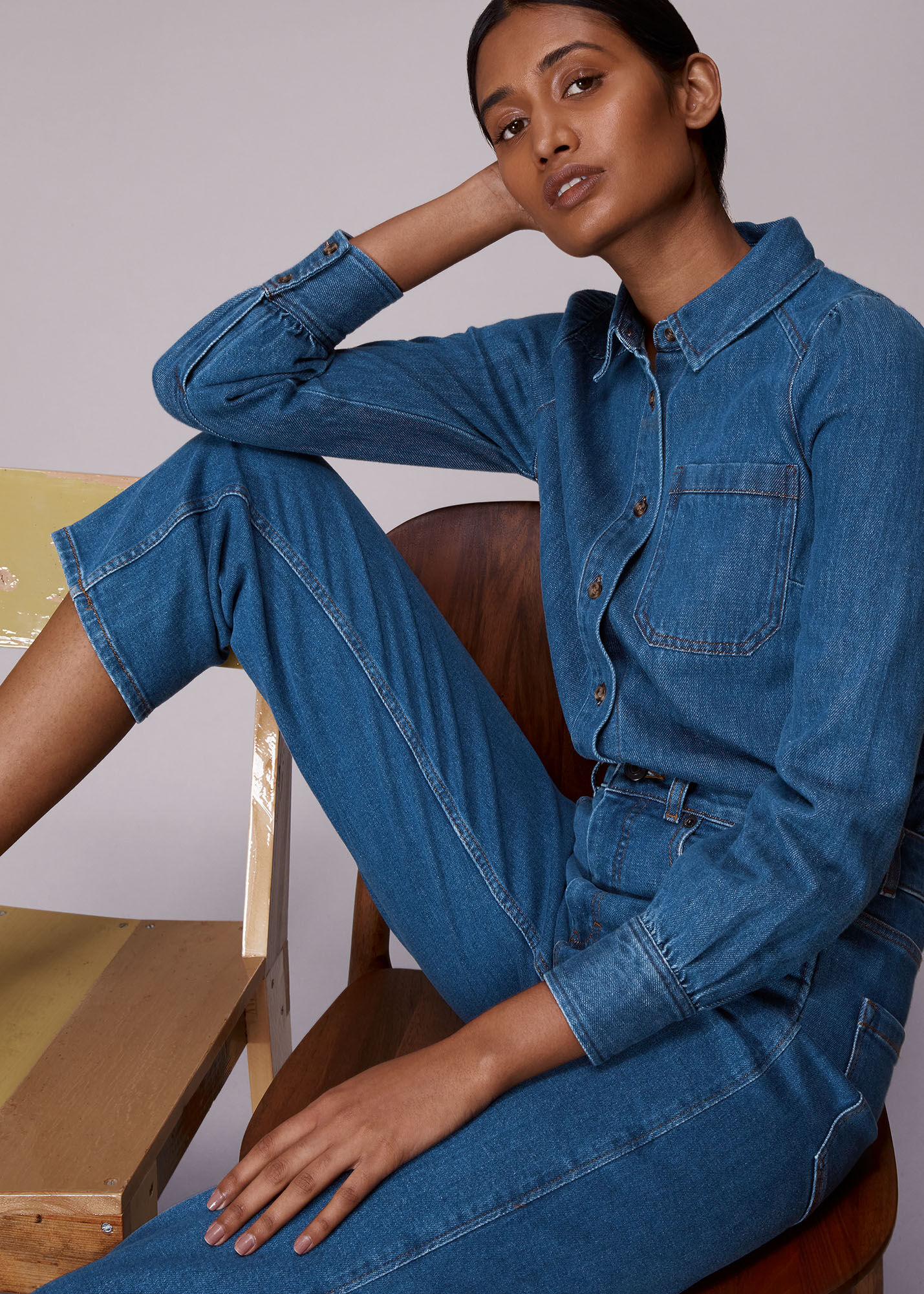 Latest denim shirts sale