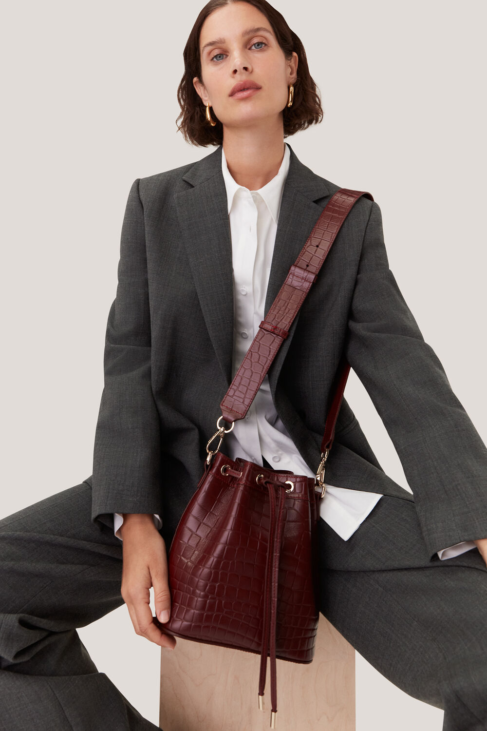 Natalie Wool Blend Blazer
