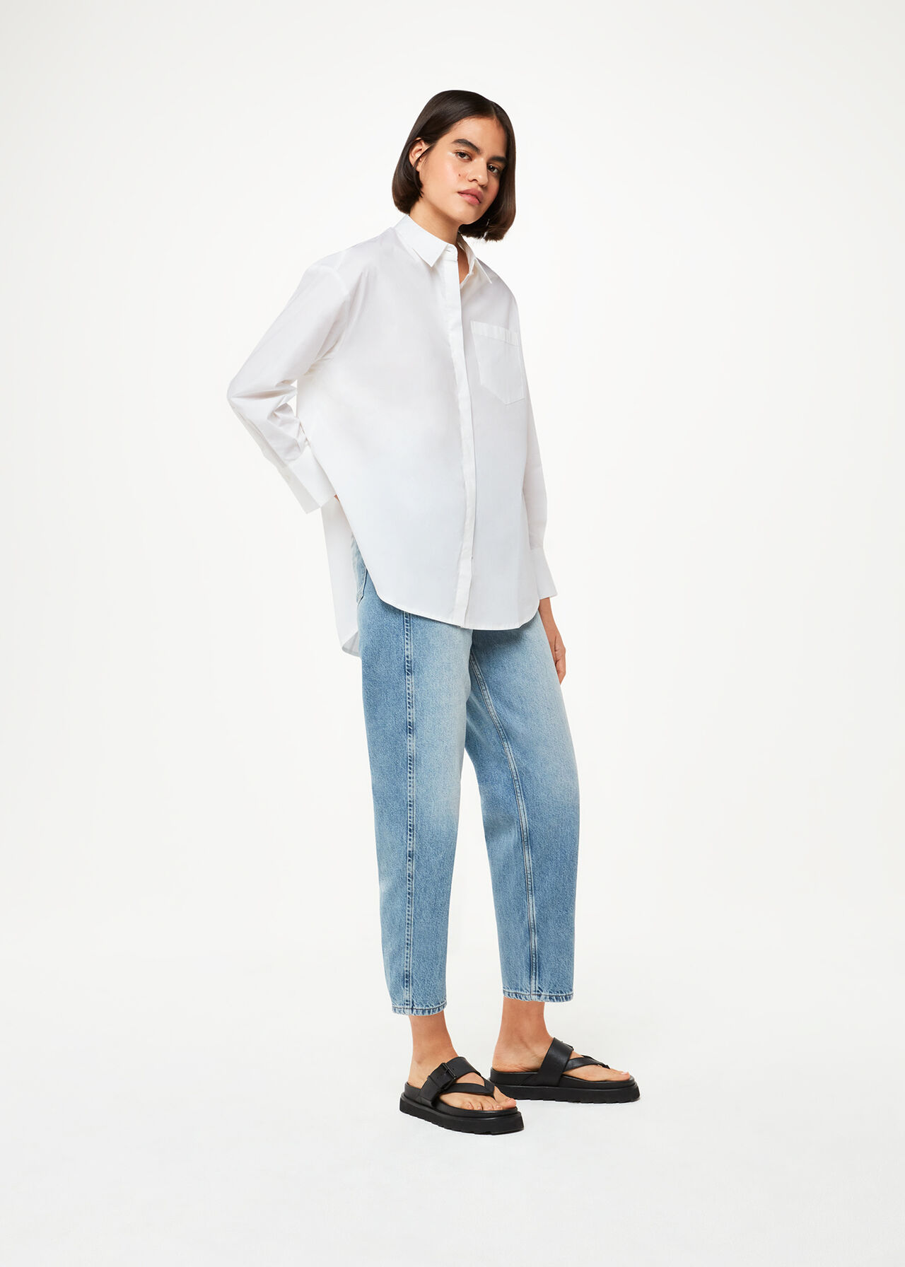 Classic White Shirt | Oversized Fit | Order Now at Whistles