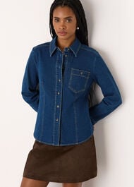 Stretch Cotton Collared Shirt