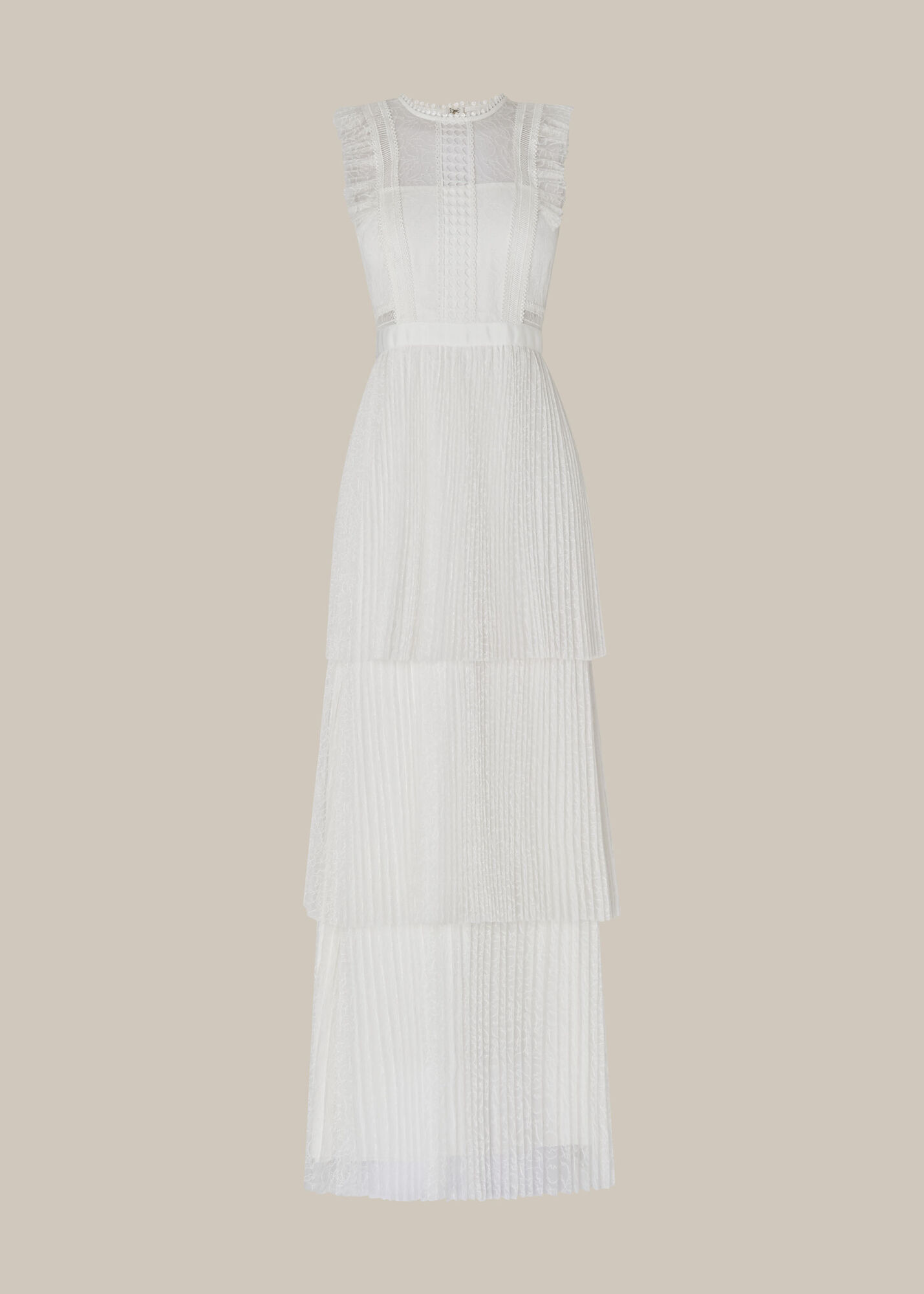 Theodora Wedding Dress, Ivory WHISTLES