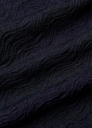 Textured Jersey Ruched Dress