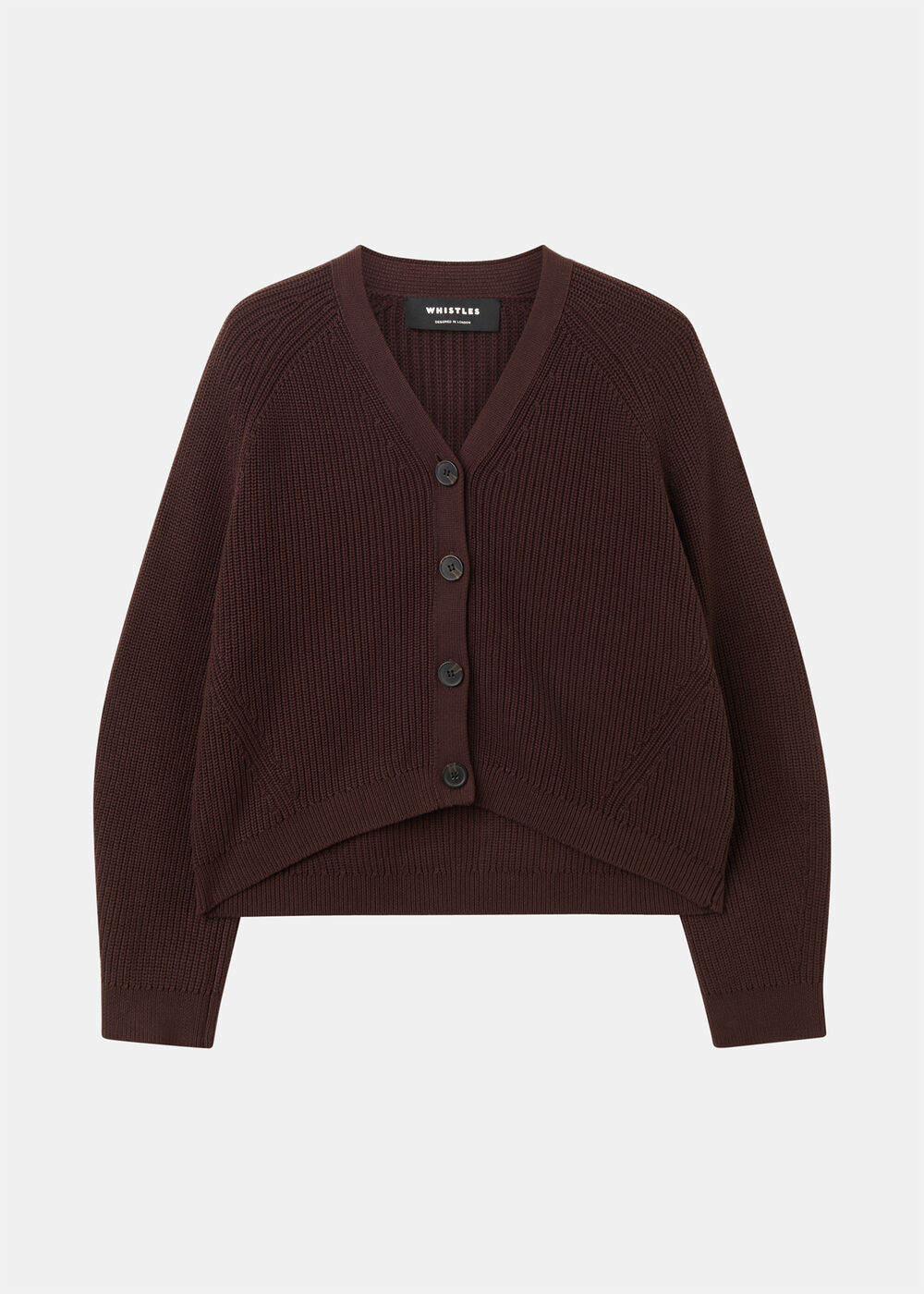 V Neck Cotton Cardigan