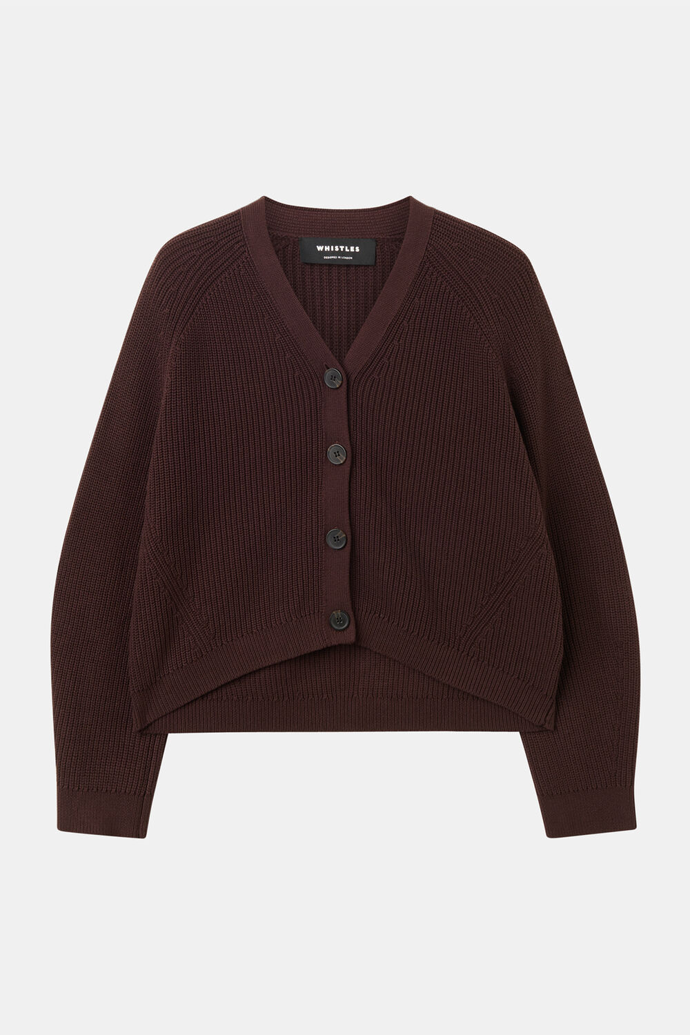 V Neck Cotton Cardigan