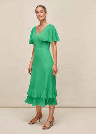 Cathy Frill Hem Dress