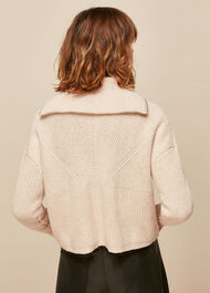 Knitted Zip Neck Sweater