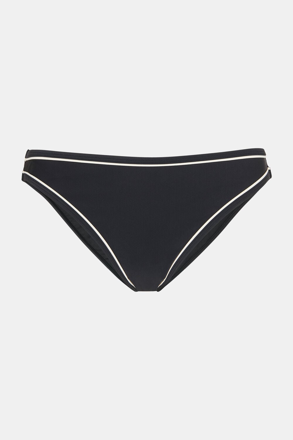 Black Piper Contrast Bikini Bottom