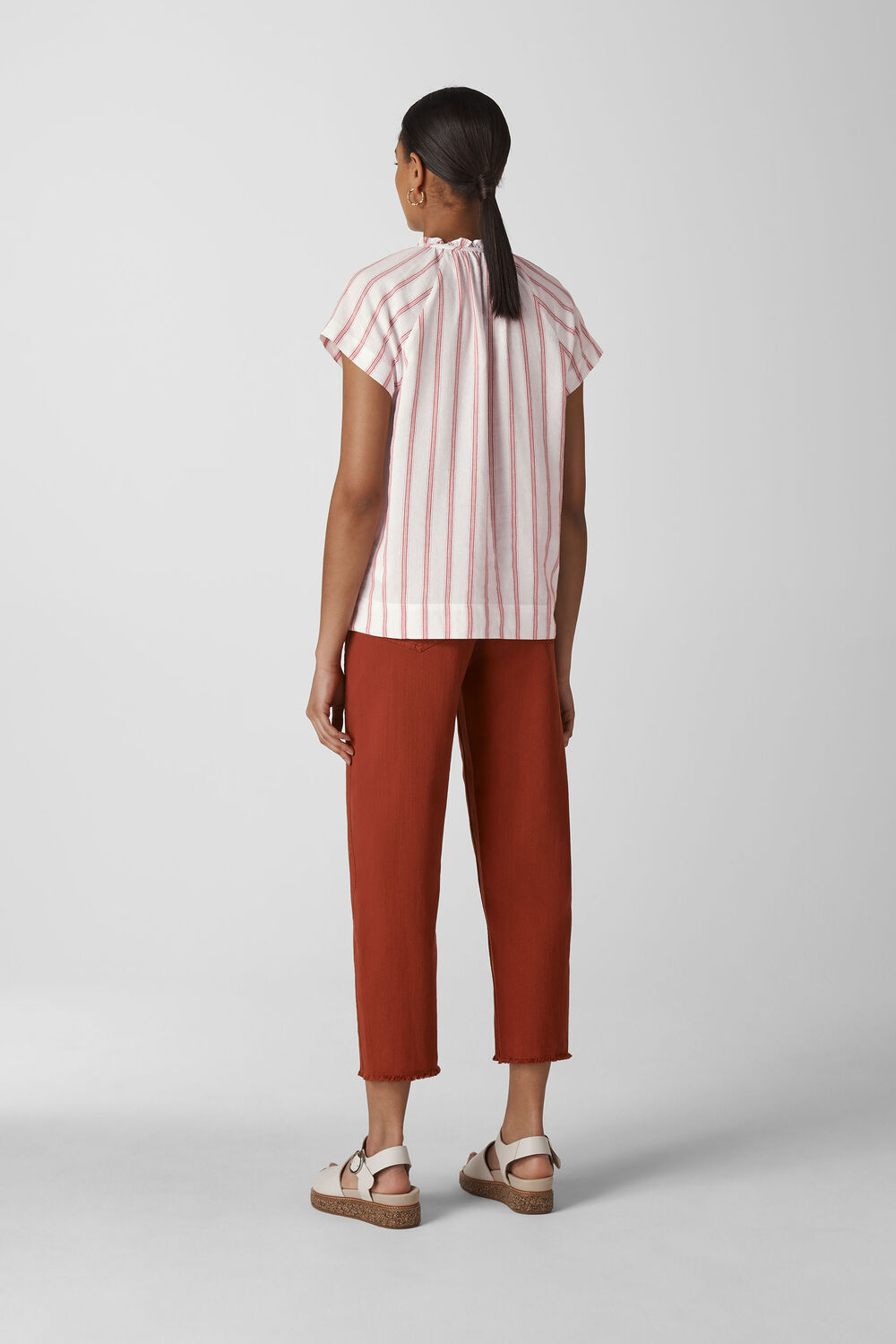 Shira Stripe Top White/Multi