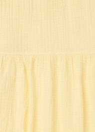 Textured Cotton Midi Dress