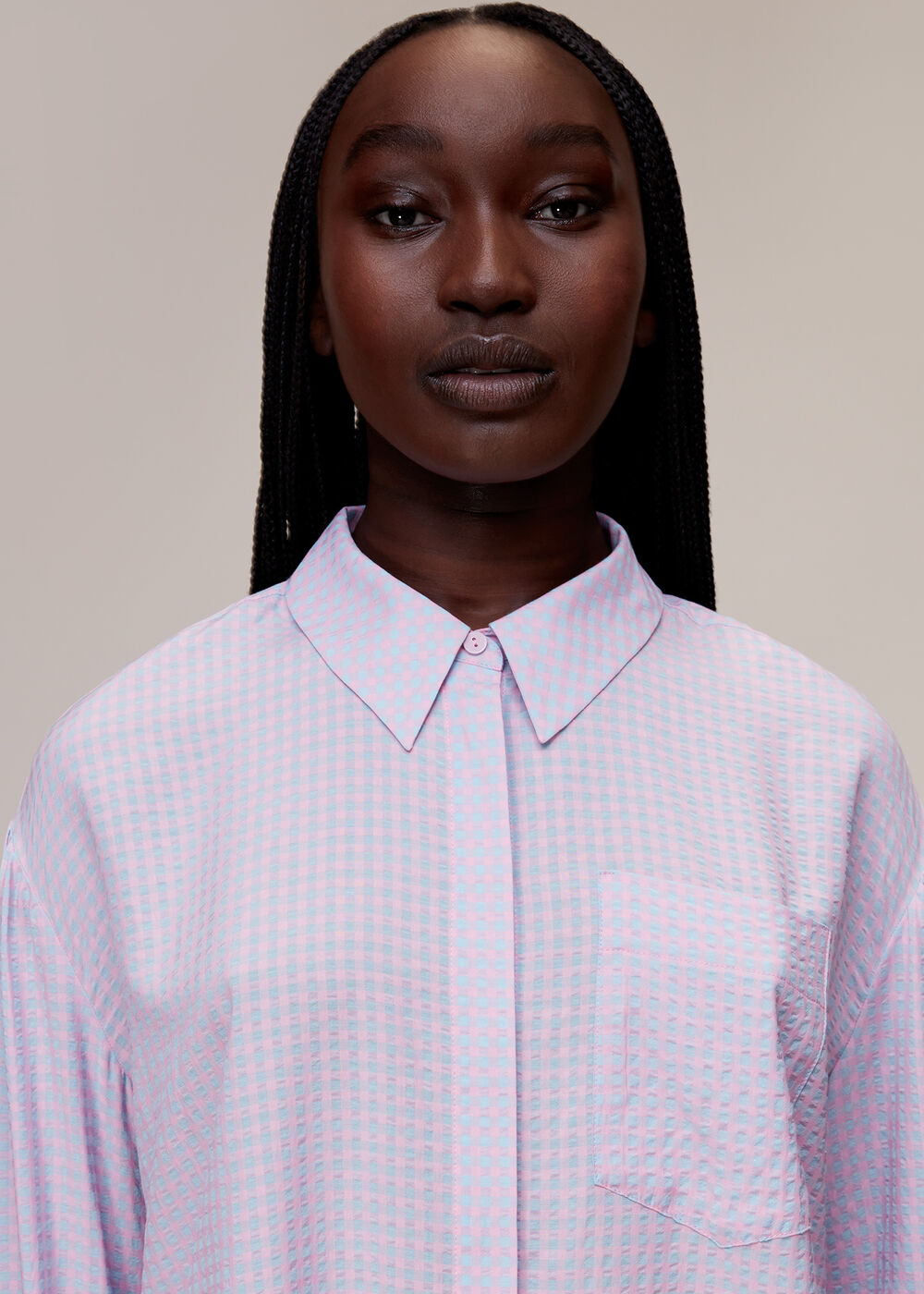 Lily Gingham Shirt
