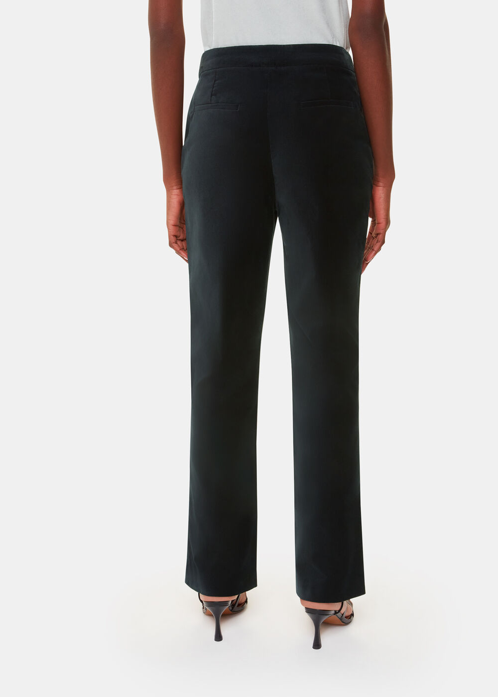 Helena Velvet Straight Trouser