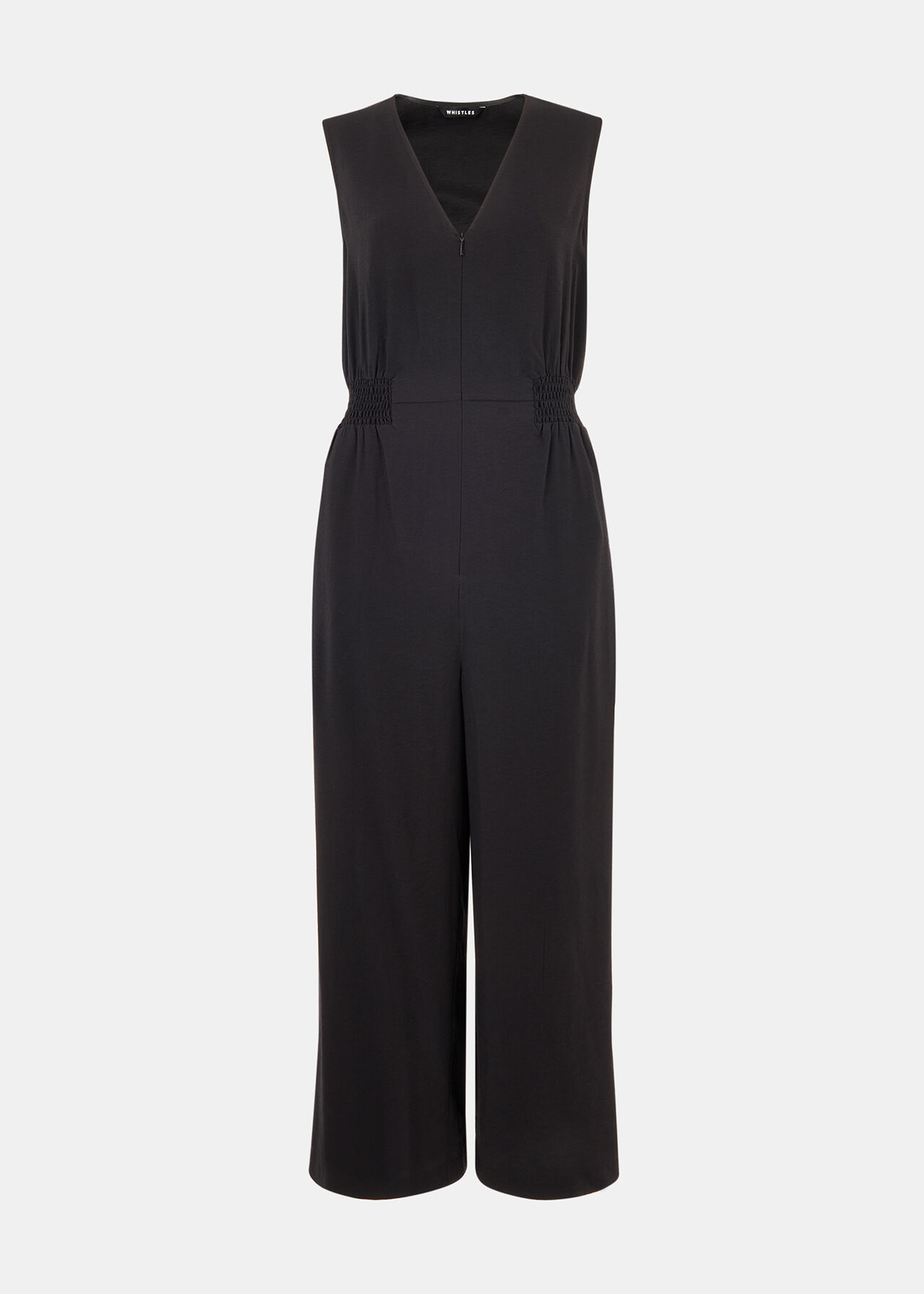 Black Remmie Jumpsuit WHISTLES Whistles UK