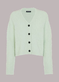 Cropped Boucle Cardigan