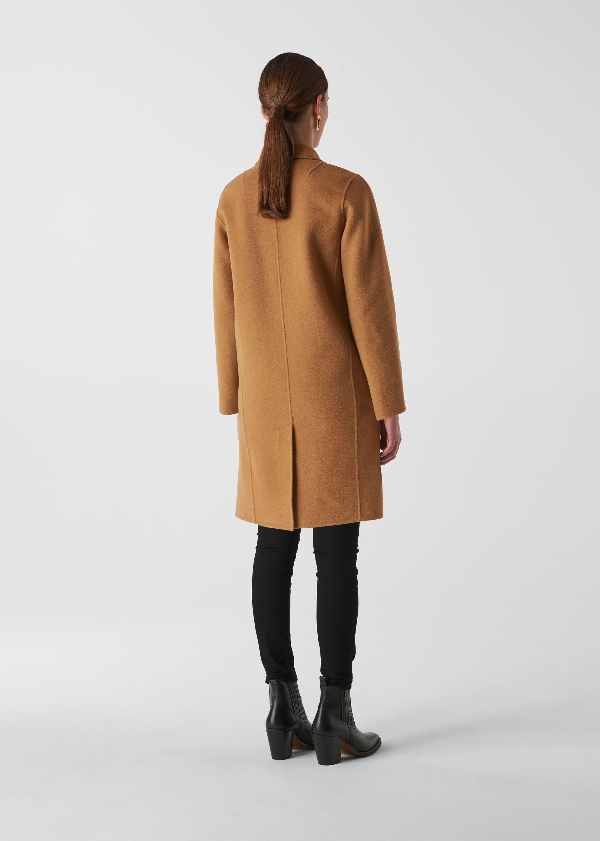 Camel Nell Double Faced Coat