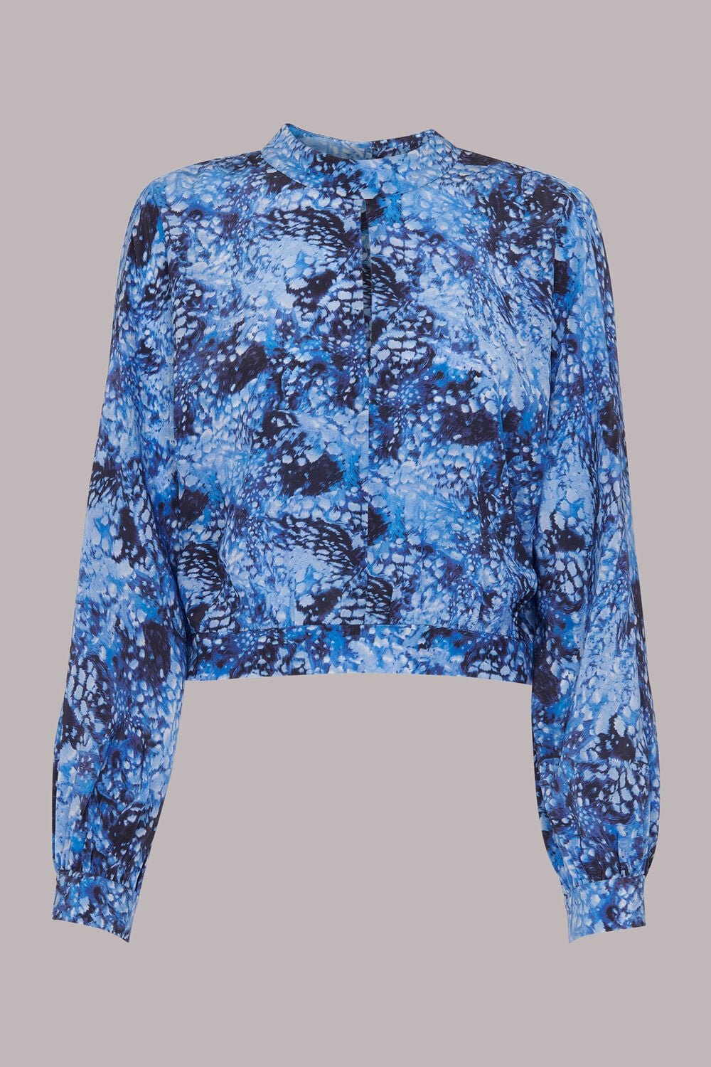 Snow Flurry Silk Top