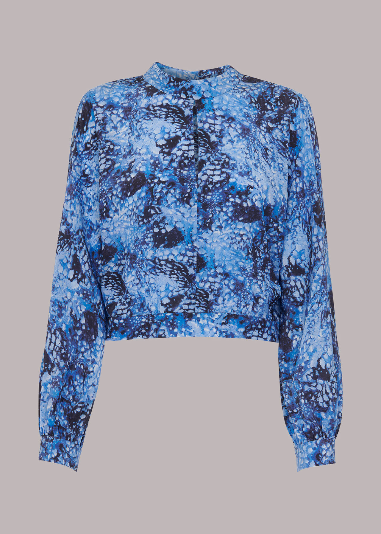 Snow Flurry Silk Top