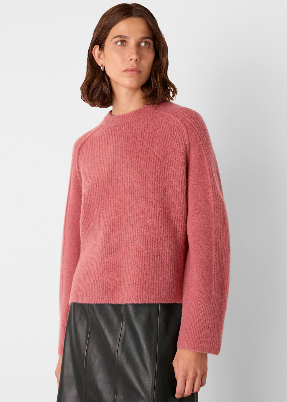 Aria Wool Mix Crew Knit