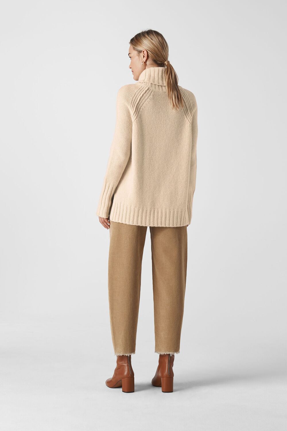 Chunky Cashmere Knit Ivory