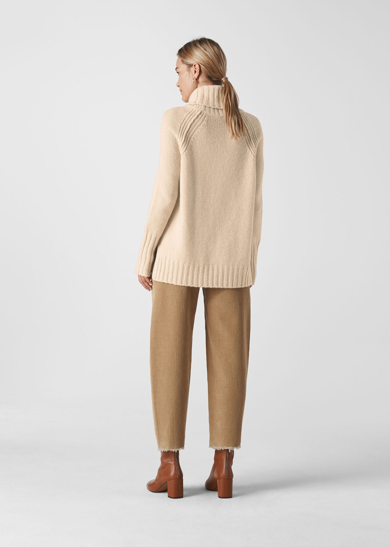 Chunky Cashmere Knit Ivory