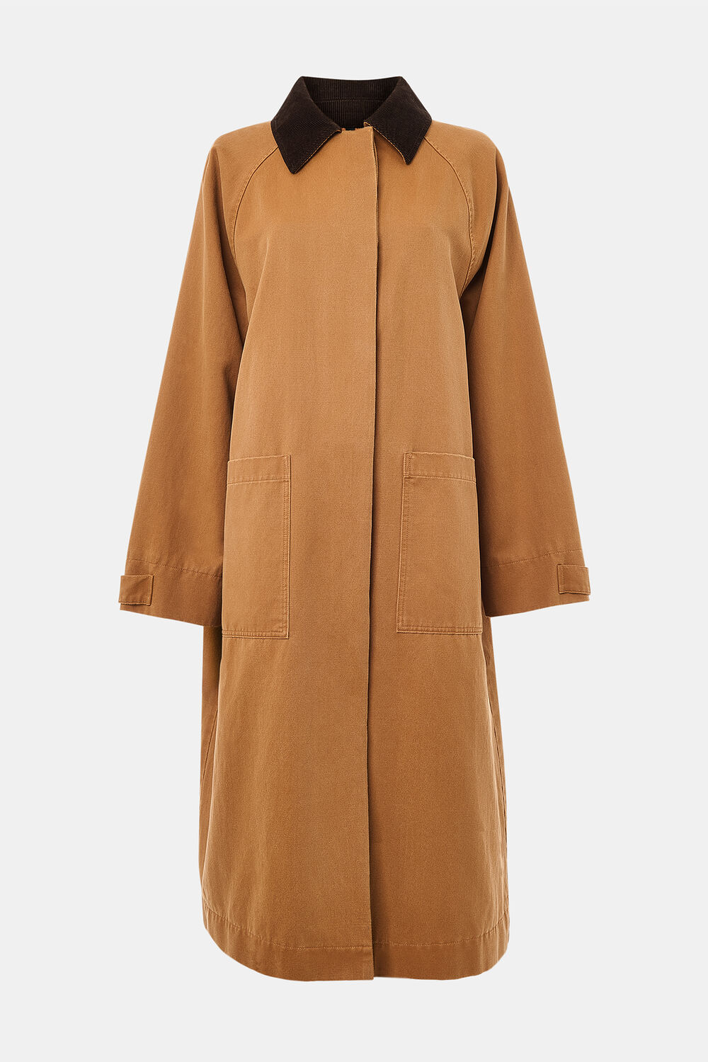 Neutral Gabriella Waxed Overcoat
