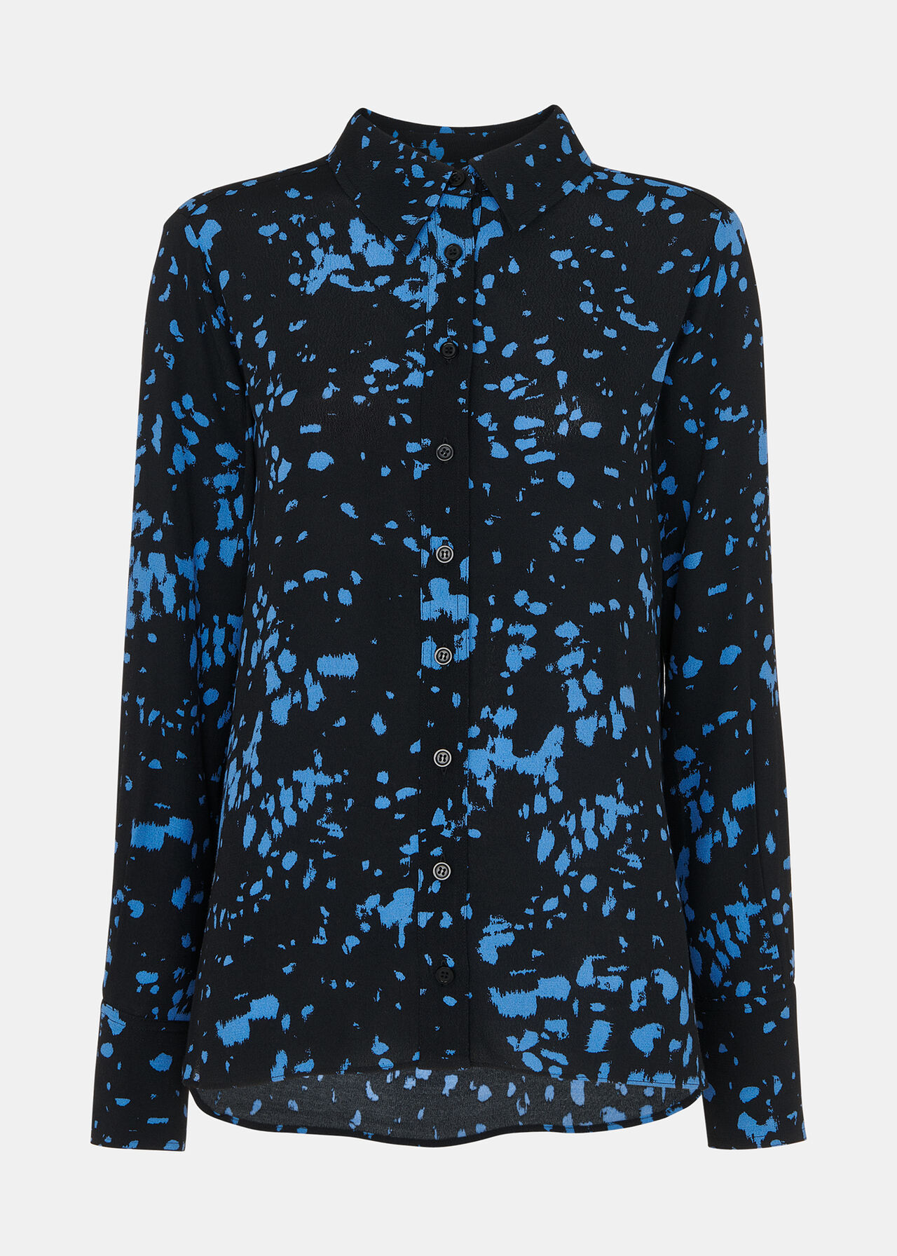Smudged Spot Print Shirt