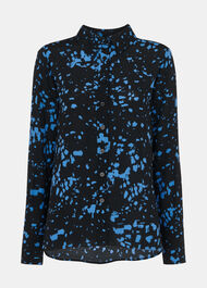 Smudged Spot Print Shirt