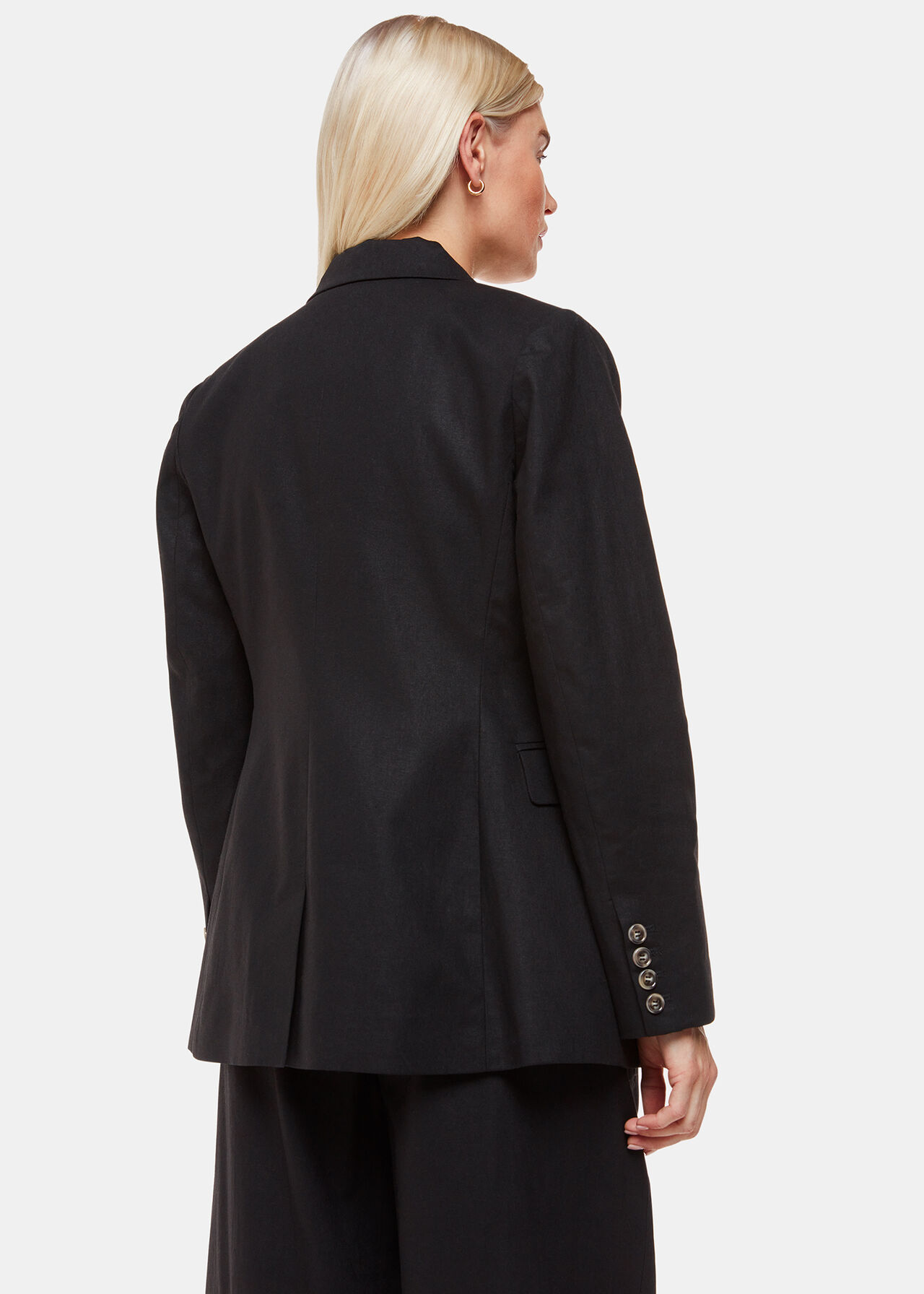 Petite Lindsey Linen Blend Blazer