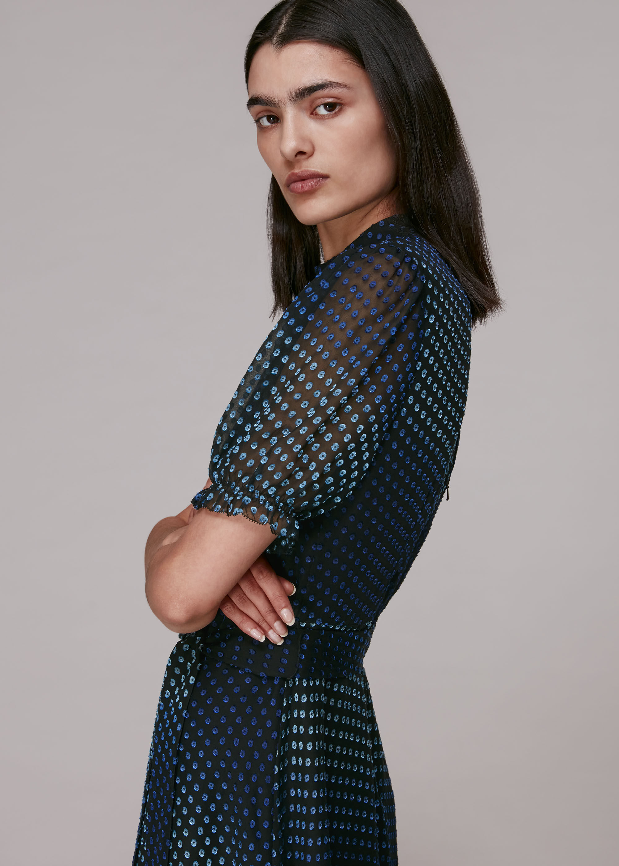 Whistles shop dobby dress