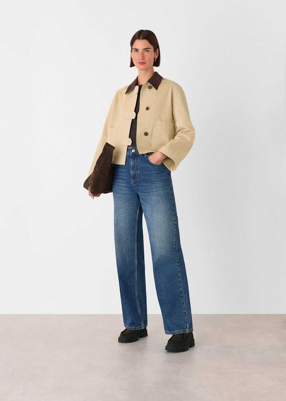 Corduroy Collar Jacket