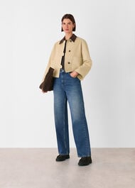 Corduroy Collar Jacket
