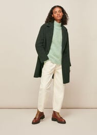 Boucle Double Breasted Coat